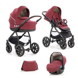 856 Burnt Rouge - Детская коляска Noordi Fjordi Sport  3 в 1